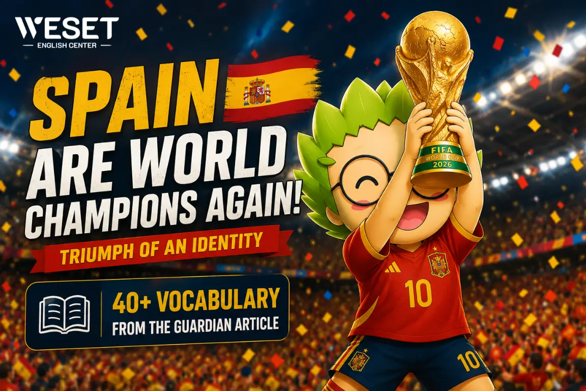 Từ Vựng Tiếng Anh World Cup 2026: 40 Từ Hay