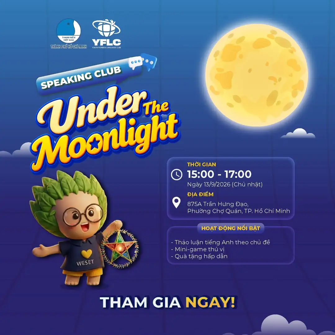 Tham Gia Speaking Club: Under The Moonlight YFLC